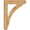 Ekena Millwork Thorton Craftsman Rough Sawn Bracket w/ Offset Brace, Western Red Cedar, 8"W x 36"D x 48"H BKT0806X36X48THR04RWR - alternate 2